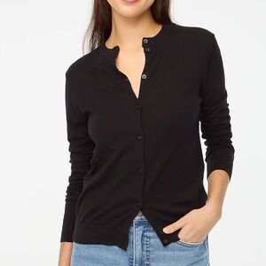 J. Crew Margot Cardigan Sweater, black, sz M